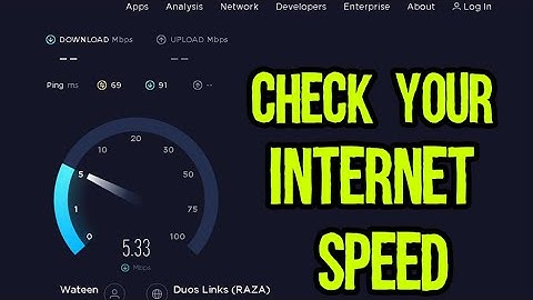 How to Check Your  internet speed || Test Internet Speed || Check internet speed