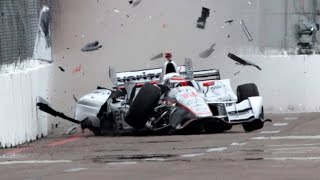 Indycar Crashes 2016