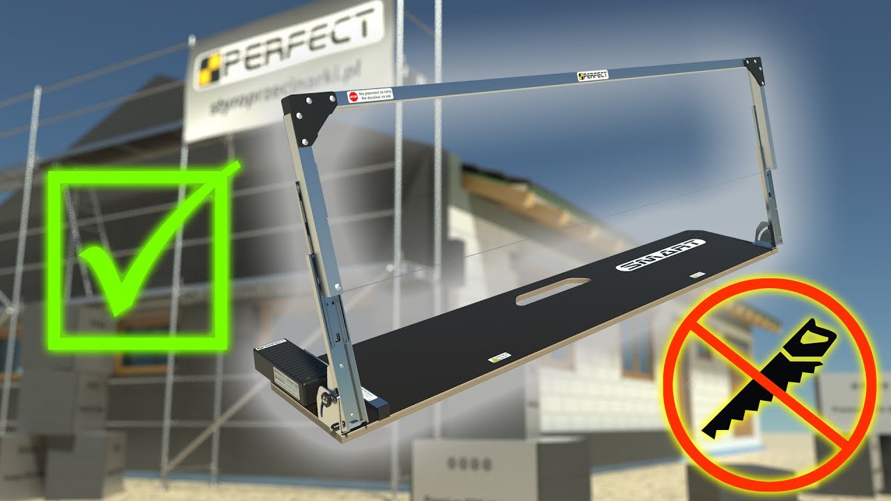 Nasza najtańsza Styroprzecinarka Smart. Gilotyna do styropianu.