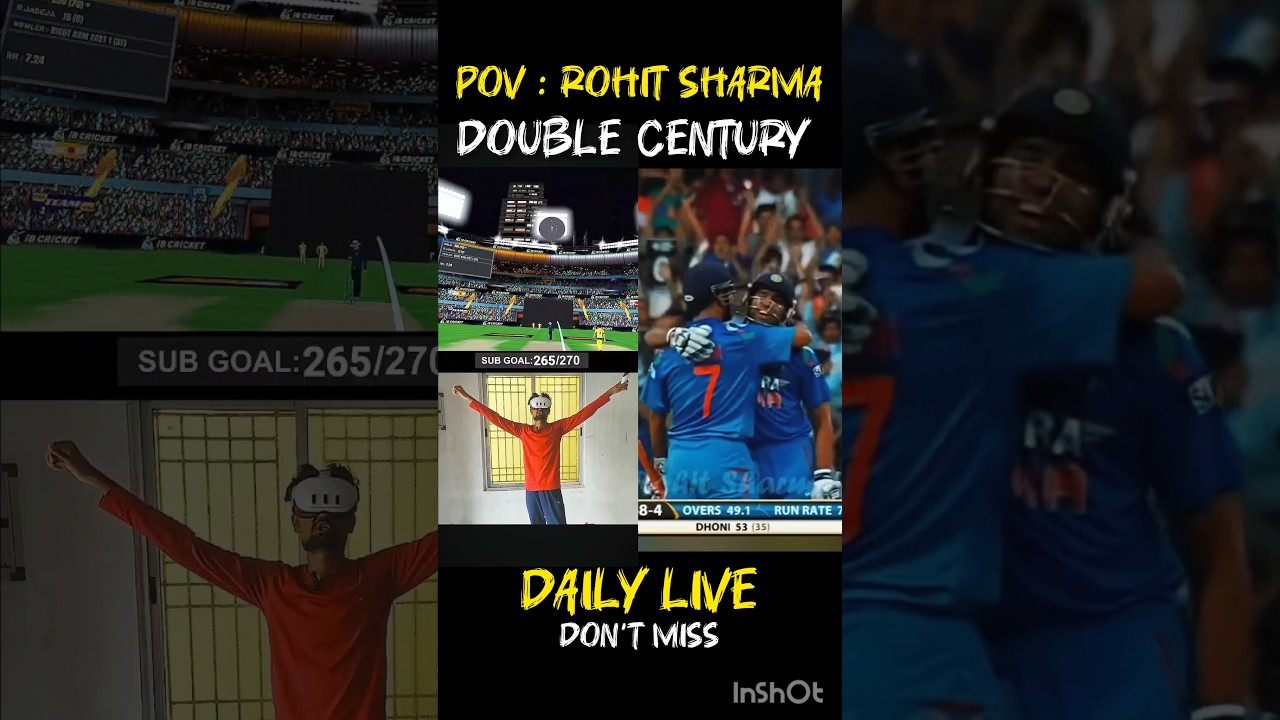 ROHIT SHARMA DOUBLE CENTURY HIGHLIGHTS, INDIA VS AUSTRALIA ODI HIGHLIGHTS