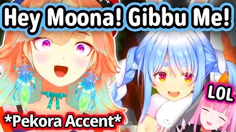 Kiara Did the Legend "Hey Moona!" by Pekora【Hololive EN】