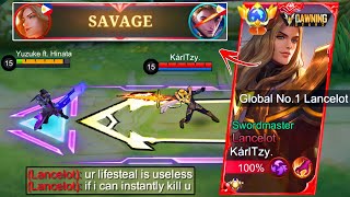 I Met 19,000 Matches Global Pro Player Lancelot! 🤯 (Lifesteal Vs Lightning Speed) - Who Will Win? 🔥