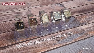 [400K] - Đồng hồ Seiko 5 chặt góc, đồng hồ Seiko 5 tivi cổ xưa (05.05.2024) | 0935.777.527