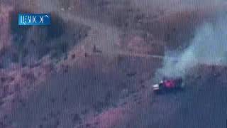 Уничтожение автоколонны ВС Азербайджана на дороге к селу Мадагиз