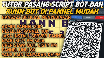 🙃CARA MASANG SCRIPT BOT WHATSAPP DI PANNEL DENGAN MUDAH 😱