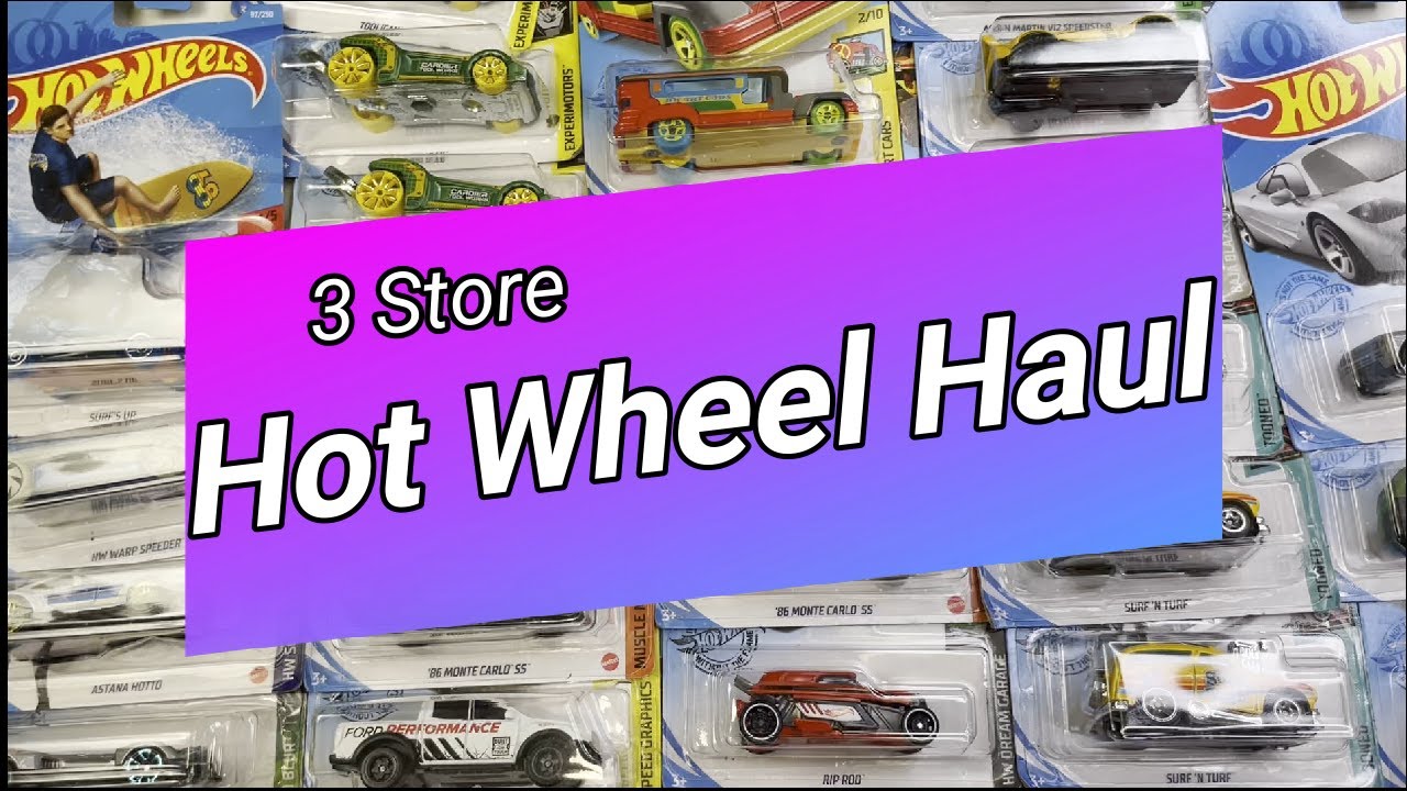 3 Store Hot Wheel Haul YouTube