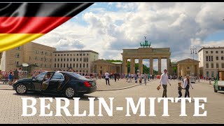 การขับรถในBERLÍN-MITTE เมืองรัฐเบอร์ลิน ประเทศเยอรมนี I 4K 60fps