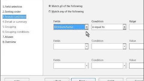 Create queries using Query Wizard - Hindi