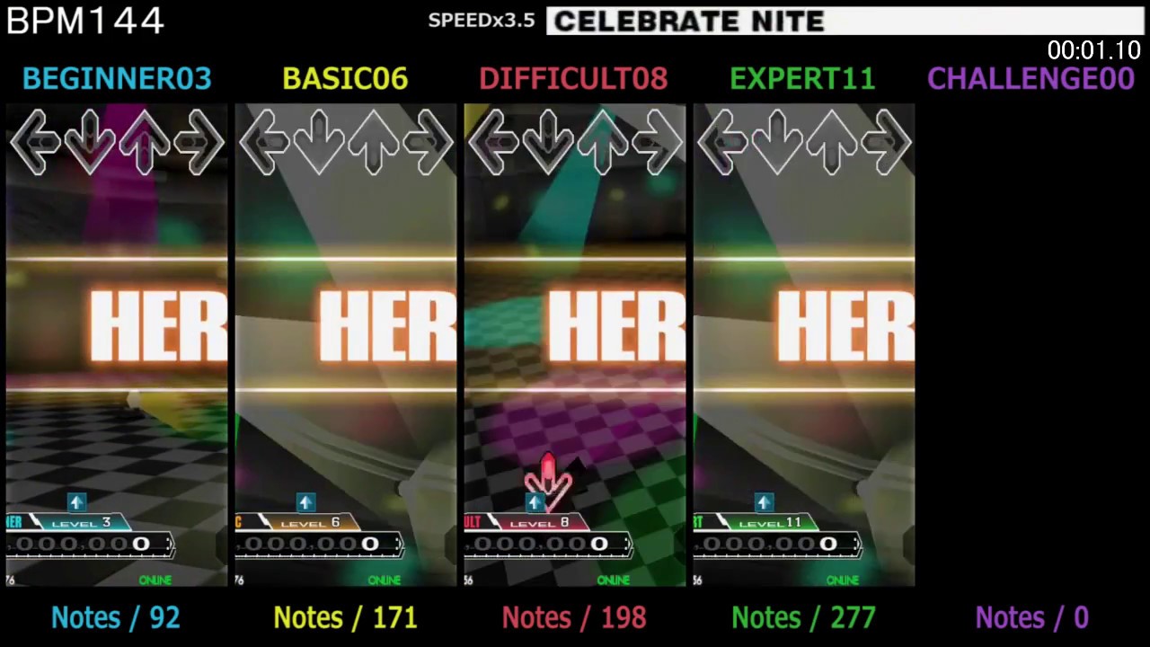 DDR / CELEBRATE NITE - SINGLE (DanceDanceRevolution 4thMIX)