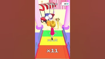 Cotton Candy Run 3D Level 10 and 11 walkthrough