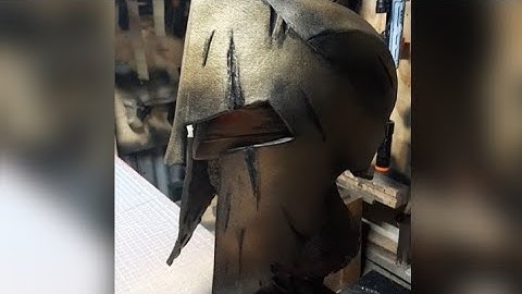 300.  Handmade in EVA Foam - THIS IS SPARTA!!! Helmet build
