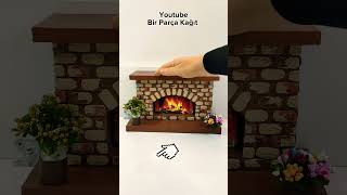 Decorative Mini Fireplace for Phone