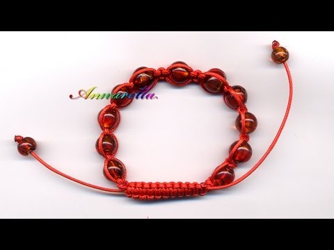 Tutorial Italiano Bracciale Shamballa Macrame Youtube