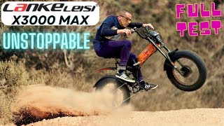 LANKELEISI X3000 MAX - MOST POWERFUL ELECTRIC BIKE FOR ALL TERRAINS - COMPLETE TEST - 4K