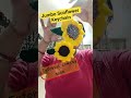 #crochet #jumbo sunflower keychain # tutorial coming soon