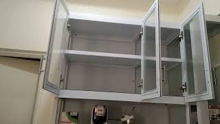 paano gumawa Ng aluminum hanging cabinet...