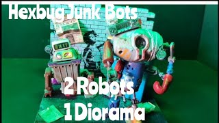 How to make 2 Hexbug Junk Bots and 1 Diorama.