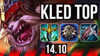KLED vs CAMILLE (TOP) | 9/1/3, 66% winrate, Legendary | NA Master | 14.10