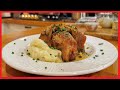 Ceafa de Porc cu Vin, Usturoi si Piure de Cartofi cu Hribi - Home Cooking - Florin Arvunescu