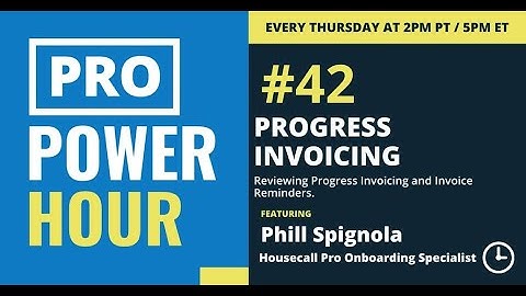 Progress invoicing & Invoice reminders 2025