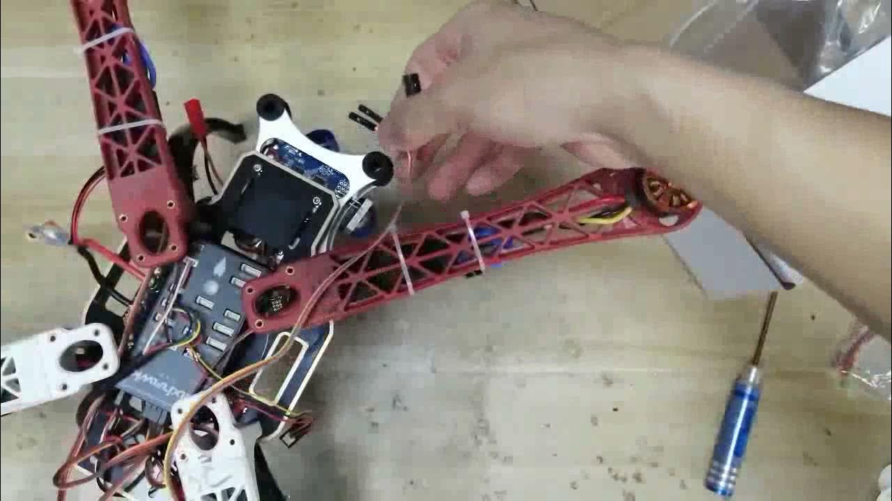 How to bulid a DIY 4axle drone ? F02192AE DIY Drone 4axle Aircraft