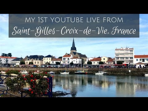 Live walk from Saint-Gilles-Croix-de-Vie, France