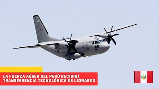 La Fuerza Aérea del Perú recibirá transferencia tecnológica de Leonardo #peru