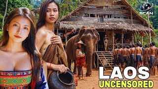 Real Life in LAOS! World's CHEAPEST COUNTRY Laos Lady More Beautiful Than AI - Travel Documentary