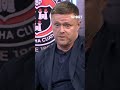 Damien Duff with a blunt assessment of Shelbourne’s performance