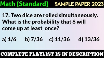 Two dice are rolled simultaneously. What is the probability that 6 will come up at least once?