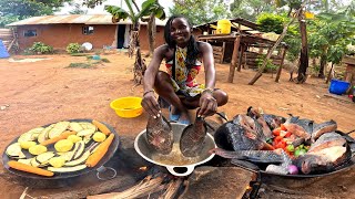 Download Lagu 100% Natural, l Traditional Lunch Cooking, African Village Healthy Living 😋  MP3