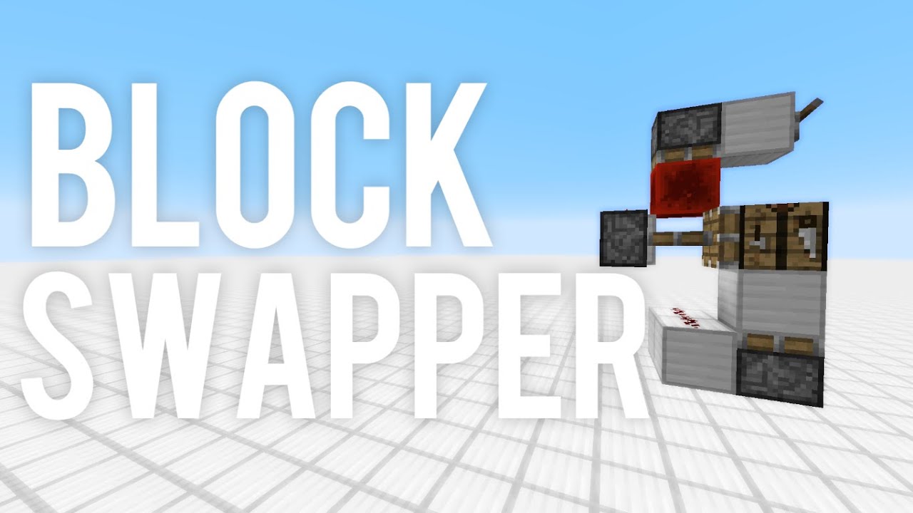 Super Compact Block Swapper - Cheap and Fast! | Minecraft - YouTube
