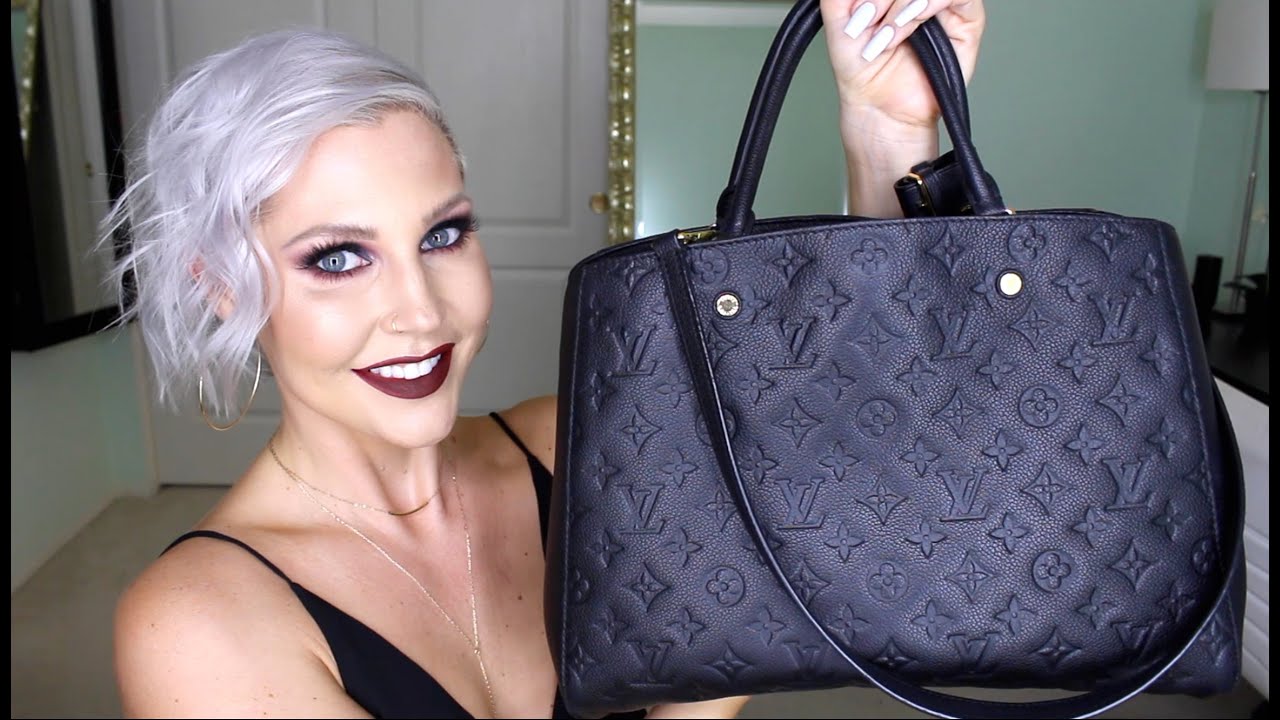 Updated What’s In My Bag?!? + Louis Vuitton Montaigne GM Review - YouTube