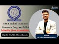 Iiser mohali summer research program 2024 iiser lifesciences biotechnology training internship