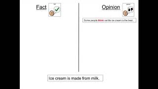 Vocabulary: Sorting Facts and Opinions