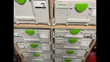 Festool Systainer Storage Install and Build Sys3 Rails