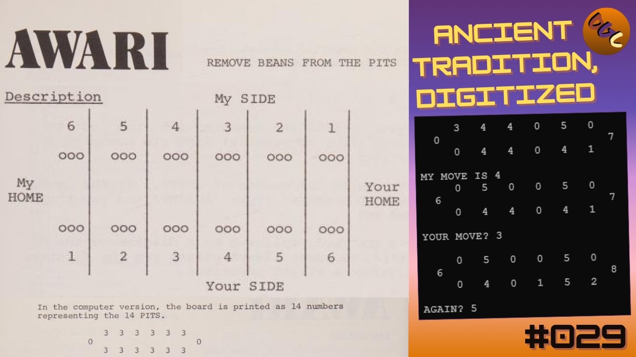 Awari (1973) | Digital Take on an Ancient Board Game | 029
