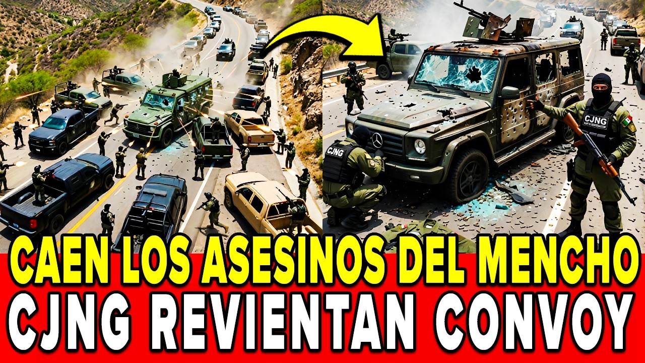 CJNG PERFORA el CONVOY de los ASESINOS de 