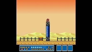 SMB3 for Super Mario All-Stars Custom Level #601 - World 4 Quicksand [SMB3 The Rainbow Realms] @insectduel