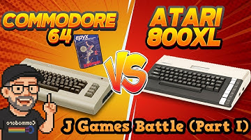 C64 vs Atari 800XL J Games You Must Play!