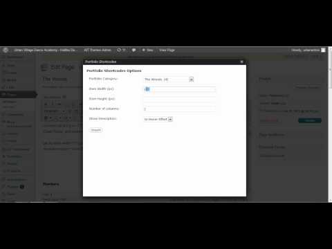 Portfolio Shortcode