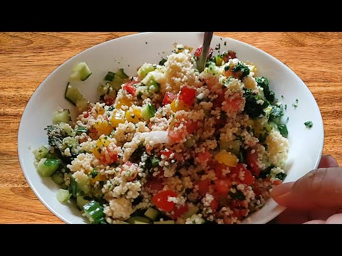 Video: Couscous-Salat Mit Kirschtomaten