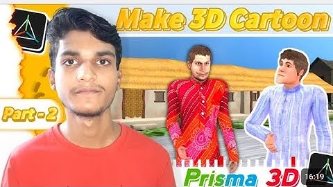Prisma 3D Full Course | 3D Animation Video Kaise Banaye Full Course🟢 #prisma3d #3danimation #cartoon