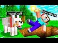 I DISGUISED As A WOLF To PRANK MY NOOB FRIEND in MINECRAFT! (IT WORKED)