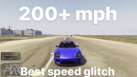 Gta 5 Comet SR speed glitch tutorial!