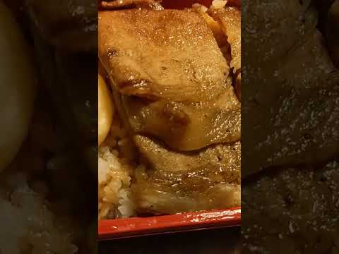 夜御飯は浜屋のバーベキュー弁当