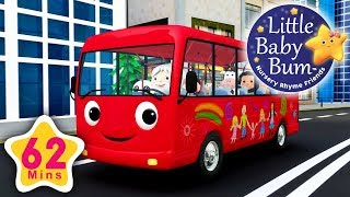 Wheels On The Bus | Part 13 | Plus More Nursery Rhymes | 62 ...