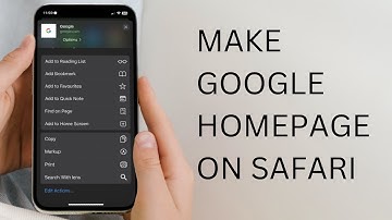 How To Make Google Homepage On Safari iPhone (2023) - Full Guide