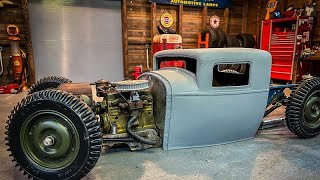 Traditional Style RCRatRod Build, Part 2, Weathering the Flathead Engine, RCengineering