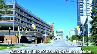 WALKING TOUR KITCHENER ONTARIO CANADA Kitchener Waterloo summer 2023